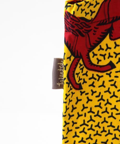 Ray BEAMS(レイビームス)の「Talented Totes / アフリカ プリント トートバッグ(トートバッグ・レディース・イエロー/ネイビー・ONE SIZE)」の8枚目の写真