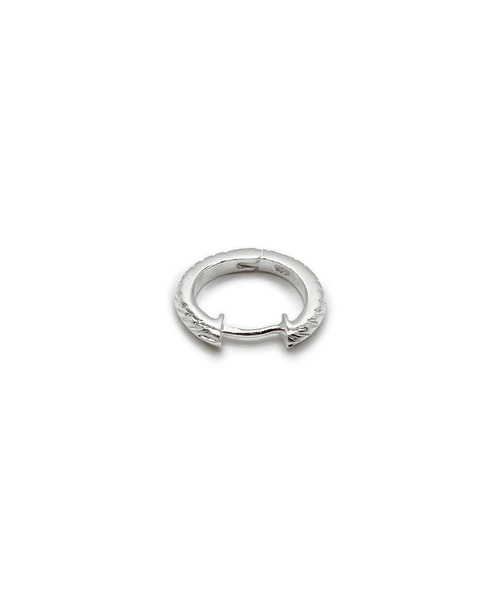 THEATER（シアター）の「THEATER シアター リーフデザインクリッカーリングピアス（片耳用）（ピアス（片耳用）・レディース・シルバー・FREE）」の8枚目の写真
