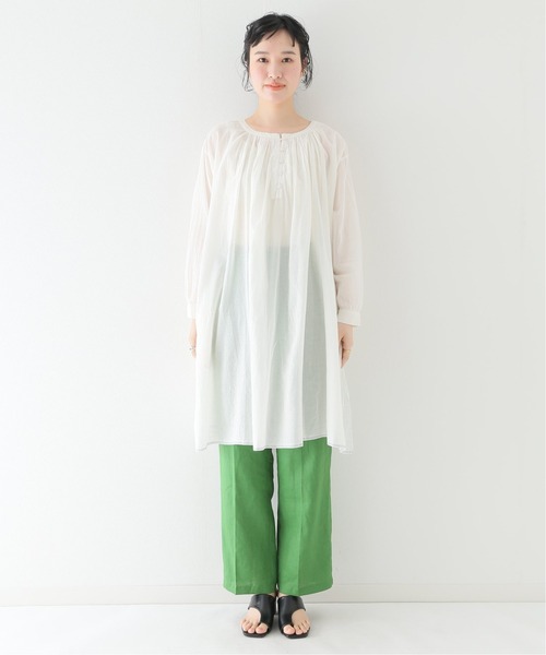 soil（ソイル）の「【SOIL/ソイル】SUPER FINE VOLIE WITH POLYSELVAGE G：ワンピース（ワンピース・レディース・ホワイト/ブラック・1）」の5枚目の写真