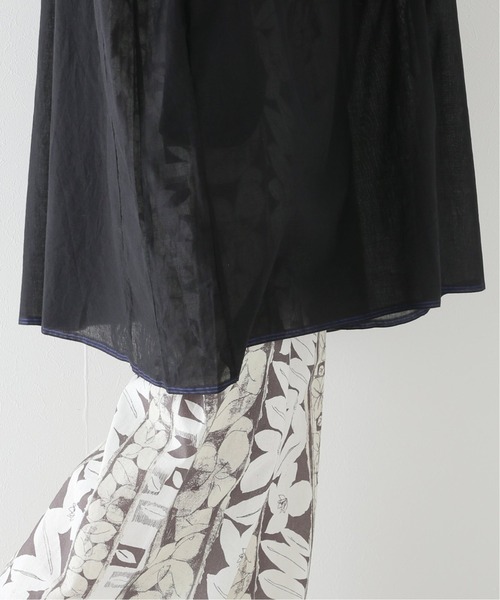 soil（ソイル）の「【SOIL/ソイル】SUPER FINE VOLIE WITH POLYSELVAGE G：ワンピース（ワンピース・レディース・ホワイト/ブラック・1）」の7枚目の写真