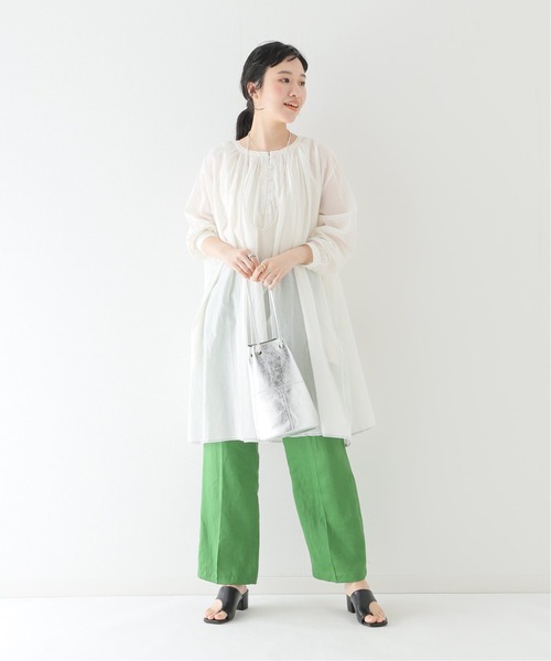 soil（ソイル）の「【SOIL/ソイル】SUPER FINE VOLIE WITH POLYSELVAGE G：ワンピース（ワンピース・レディース・ホワイト/ブラック・1）」の9枚目の写真