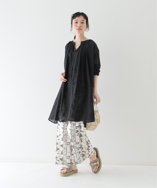 soil（ソイル）の「【SOIL/ソイル】SUPER FINE VOLIE WITH POLYSELVAGE G：ワンピース（ワンピース・レディース・ホワイト/ブラック・1）」の12枚目の写真