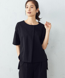 COMME CA ISM（コムサイズム）の「【セットアップ対応】吸水速乾　アシンメトリー　トップス（Tシャツ/カットソー）」