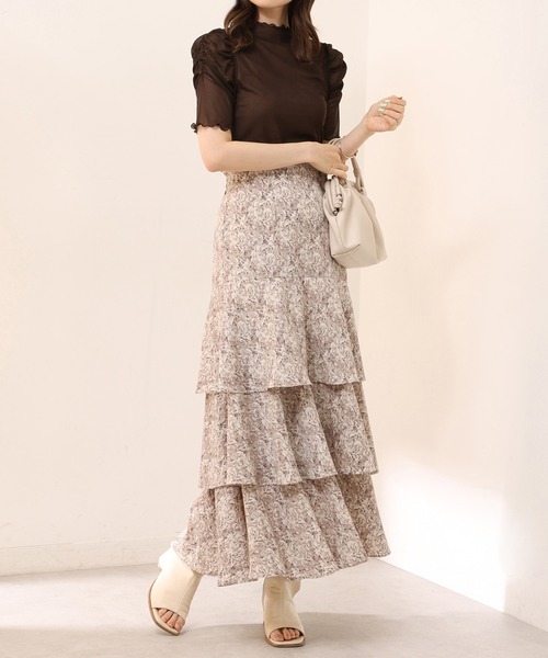 one after another NICE CLAUP（ワンアフターアナザーナイスクラップ）の「ハイネックシアートップス（Tシャツ/カットソー・レディース・アイボリー/グレー×サックスブルー/ブラウン/モカ・FREE）」の21枚目の写真