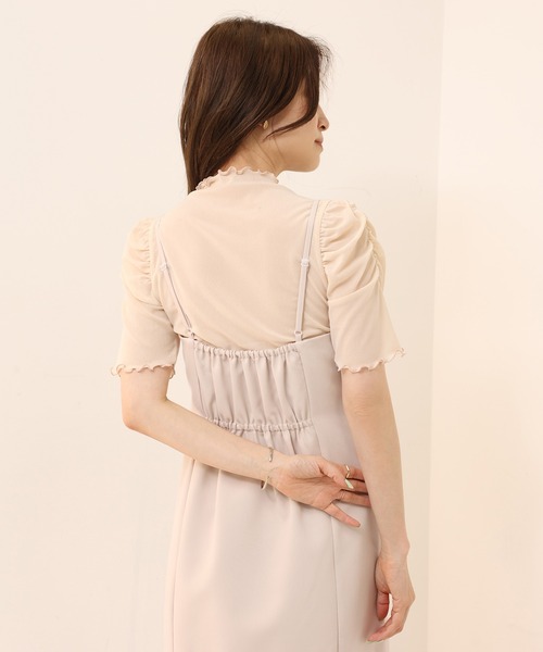 one after another NICE CLAUP（ワンアフターアナザーナイスクラップ）の「ハイネックシアートップス（Tシャツ/カットソー・レディース・アイボリー/グレー×サックスブルー/ブラウン/モカ・FREE）」の12枚目の写真