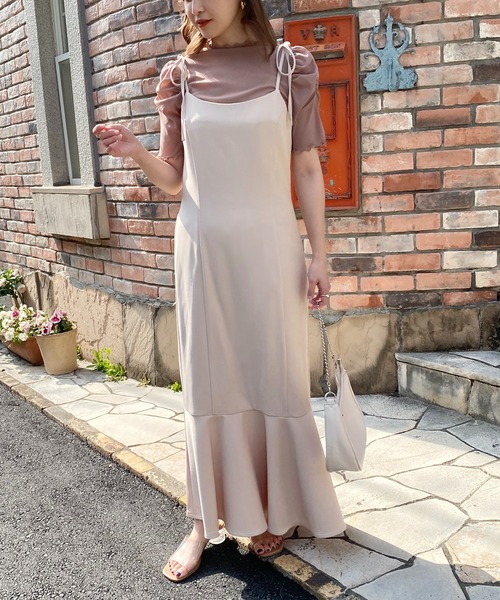 one after another NICE CLAUP（ワンアフターアナザーナイスクラップ）の「ハイネックシアートップス（Tシャツ/カットソー・レディース・アイボリー/グレー×サックスブルー/ブラウン/モカ・FREE）」の5枚目の写真