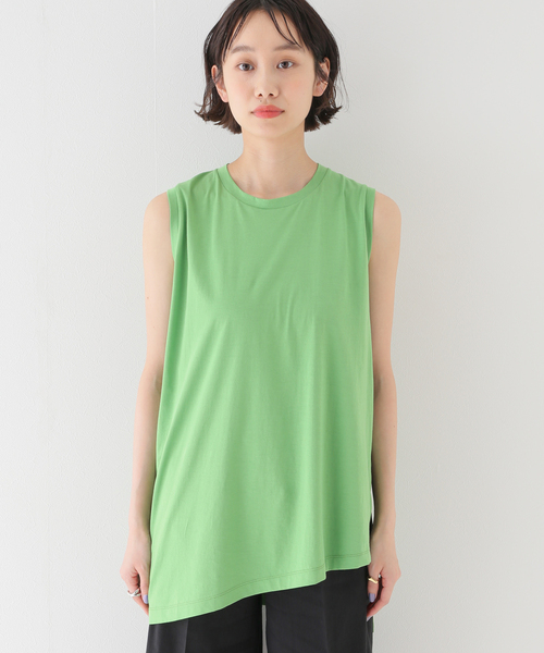 SLOBE IENA(スローブイエナ)の「【ESLOW/エスロー】 ORGANIC JERSEYカットソー(Tシャツ/カットソー・レディース・ホワイト/イエロー/グリーン・FREE)」の10枚目の写真