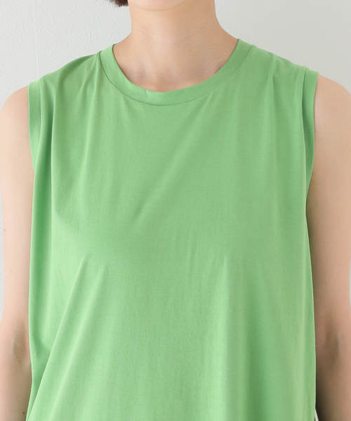 SLOBE IENA(スローブイエナ)の「【ESLOW/エスロー】 ORGANIC JERSEYカットソー(Tシャツ/カットソー・レディース・ホワイト/イエロー/グリーン・FREE)」の14枚目の写真