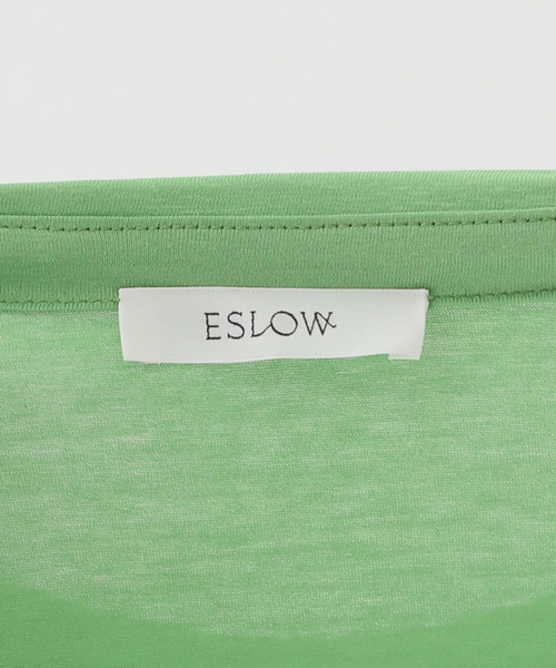 SLOBE IENA(スローブイエナ)の「【ESLOW/エスロー】 ORGANIC JERSEYカットソー(Tシャツ/カットソー・レディース・ホワイト/イエロー/グリーン・FREE)」の19枚目の写真