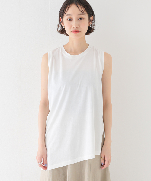 SLOBE IENA(スローブイエナ)の「【ESLOW/エスロー】 ORGANIC JERSEYカットソー(Tシャツ/カットソー・レディース・ホワイト/イエロー/グリーン・FREE)」の21枚目の写真