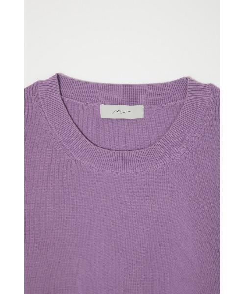 M_（エムアンダーバー）の「【M_】COMPACT KNIT トップス（ニット/セーター・レディース・アイボリー/ネイビー/ライトパープル・FREE）」の12枚目の写真