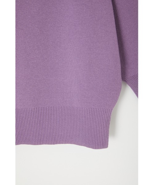 M_（エムアンダーバー）の「【M_】COMPACT KNIT トップス（ニット/セーター・レディース・アイボリー/ネイビー/ライトパープル・FREE）」の14枚目の写真
