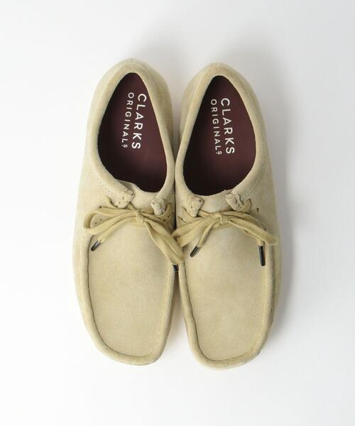 Clarks(クラークス)の「<CLARKS> WALLABEE/ワラビー(スニーカー・メンズ・ブラック/ベージュ・7/9/8)」の1枚目の写真