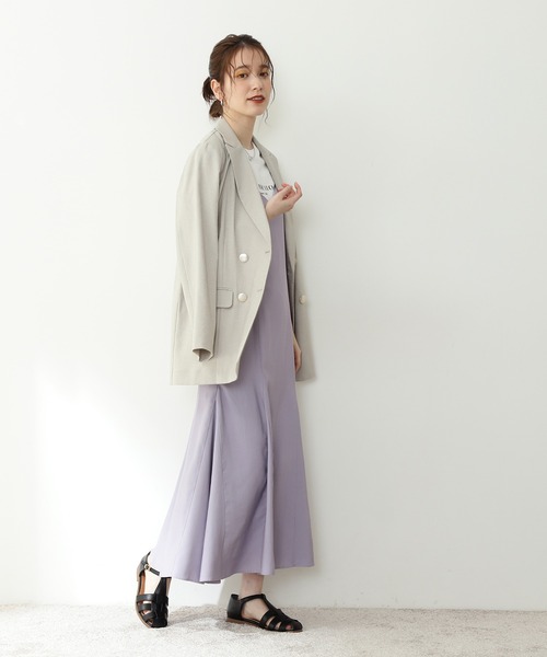 N.（N. Natural Beauty Basic）（エヌエヌナチュラルビューティーベーシック）の「【S Size Line】◆リスタビュールテーラードダブルジャケット（テーラードジャケット・レディース・ベージュ/ネイビー・SMALL/MEDIUM）」の10枚目の写真