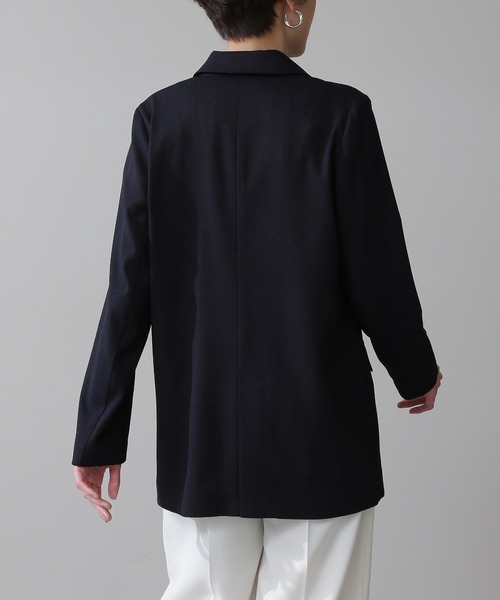 N.（N. Natural Beauty Basic）（エヌエヌナチュラルビューティーベーシック）の「【S Size Line】◆リスタビュールテーラードダブルジャケット（テーラードジャケット・レディース・ベージュ/ネイビー・SMALL/MEDIUM）」の18枚目の写真