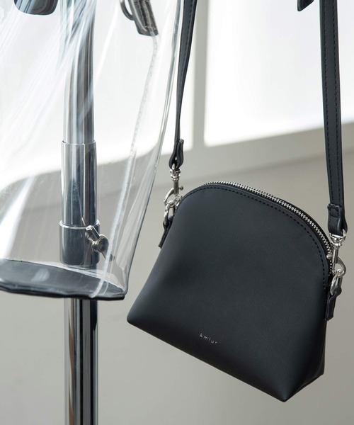 Amiur(エミレ)の「2way clear shoulder bag(ショルダーバッグ・レディース・ベージュ/ブラウン/ブラック・FREE)」の1枚目の写真