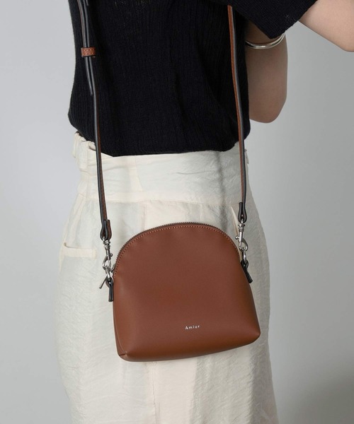 Amiur(エミレ)の「2way clear shoulder bag(ショルダーバッグ・レディース・ベージュ/ブラウン/ブラック・FREE)」の5枚目の写真