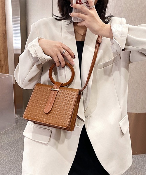 Coo+i（クーイ）の「スクエアミニショルダーバッグ（ショルダーバッグ・レディース・ブラック/ブラウン/グリーン・FREE）」の8枚目の写真