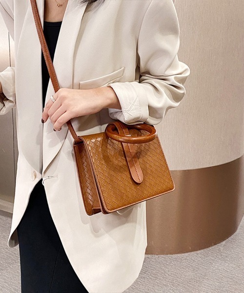 Coo+i（クーイ）の「スクエアミニショルダーバッグ（ショルダーバッグ・レディース・ブラック/ブラウン/グリーン・FREE）」の11枚目の写真