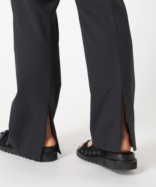 CITYSHOP（シティーショップ）の「DRY OX BACK SLIT パンツ（その他パンツ・レディース・ブラック/グリーン・36/38）」の8枚目の写真