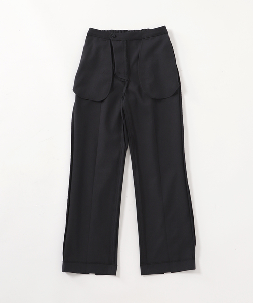 CITYSHOP（シティーショップ）の「DRY OX BACK SLIT パンツ（その他パンツ・レディース・ブラック/グリーン・36/38）」の10枚目の写真