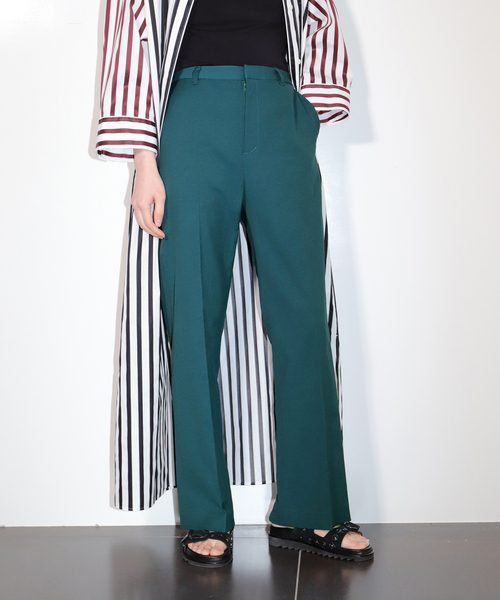 CITYSHOP（シティーショップ）の「DRY OX BACK SLIT パンツ（その他パンツ・レディース・ブラック/グリーン・36/38）」の16枚目の写真