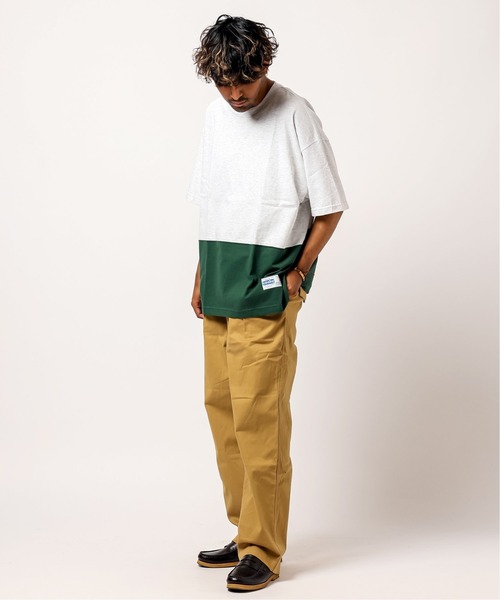 JOINT WORKS(ジョイントワークス)の「【GERRY COSBY / ジェリー コスビー】 2tone crew tee(Tシャツ/カットソー・メンズ・グレー/イエロー・LARGE/X-LARGE)」の4枚目の写真