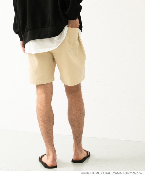 coca(coca)(コカ)の「サマーコールハーフパンツ(その他パンツ・メンズ・ライトブルー/ブラック/アイボリー・M/L)」の16枚目の写真