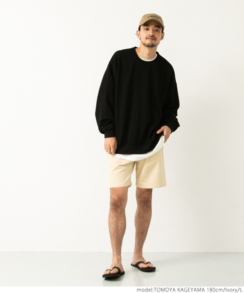 coca(coca)(コカ)の「サマーコールハーフパンツ(その他パンツ・メンズ・ライトブルー/ブラック/アイボリー・M/L)」の15枚目の写真