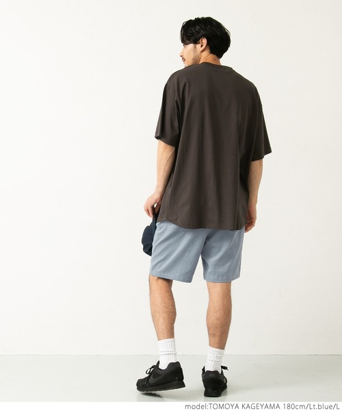 coca(coca)(コカ)の「サマーコールハーフパンツ(その他パンツ・メンズ・ライトブルー/ブラック/アイボリー・M/L)」の4枚目の写真