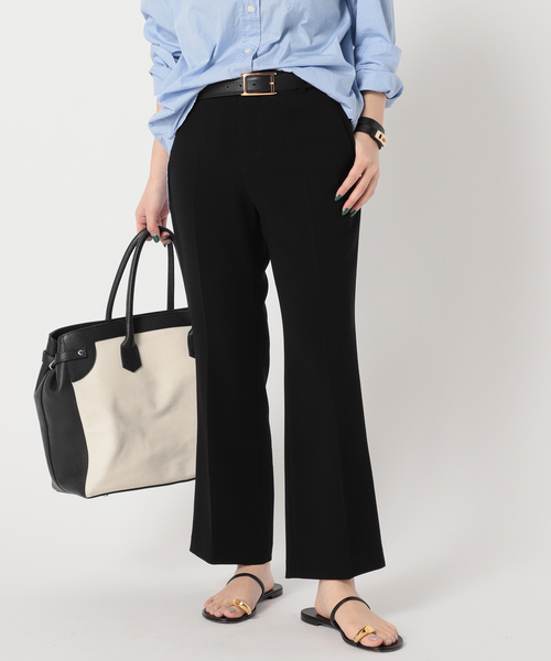 アミティエ　クロップドパンツ セール】セミフレアクロップドパンツ（その他パンツ）｜AP