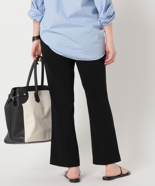 AP STUDIO（エーピーストゥディオ）の「セミフレアクロップドパンツ（その他パンツ・レディース・ブラック・36/40/38/34）」の12枚目の写真