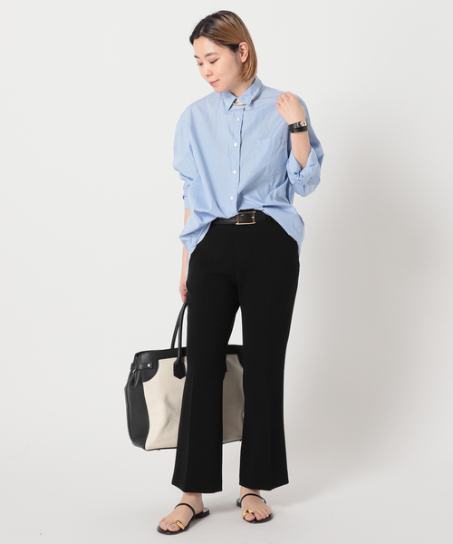 AP STUDIO（エーピーストゥディオ）の「セミフレアクロップドパンツ（その他パンツ・レディース・ブラック・36/40/38/34）」の13枚目の写真