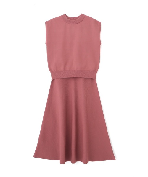 PROPORTION BODY DRESSING（プロポーションボディドレッシング）の「セミフレアマーメイドニットセットアップ / 1212240701（ワンピース・レディース・グレー/ダークグレー/ボルドー・SMALL/MEDIUM）」の15枚目の写真