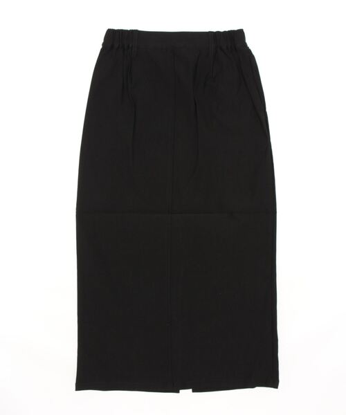 Q（キュー）の「2wayストレッチナロースカート（スカート・レディース・ブラック/ベージュ・MEDIUM）」の3枚目の写真