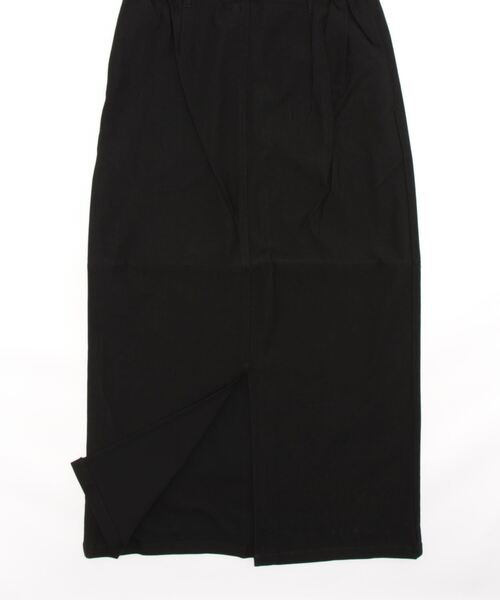 Q（キュー）の「2wayストレッチナロースカート（スカート・レディース・ブラック/ベージュ・MEDIUM）」の4枚目の写真