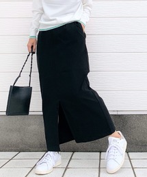 Q | 2wayストレッチナロースカート(スカート)