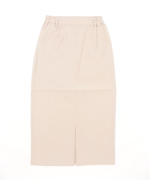 Q（キュー）の「2wayストレッチナロースカート（スカート・レディース・ブラック/ベージュ・MEDIUM）」の6枚目の写真