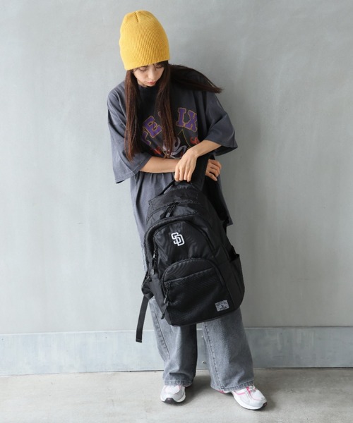 MLB（メジャーリーグベースボール）の「MLB NY600Dデイパック（バックパック/リュック・レディース・ブラック/ブラック系その他/ブラック系その他2・FREE）」の8枚目の写真