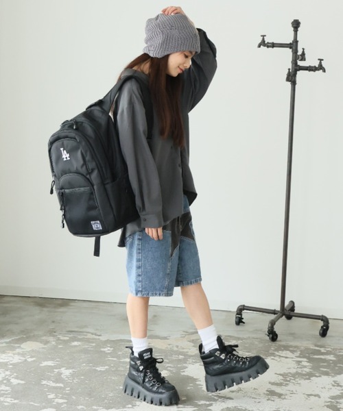 MLB（メジャーリーグベースボール）の「MLB NY600Dデイパック（バックパック/リュック・レディース・ブラック/ブラック系その他/ブラック系その他2・FREE）」の12枚目の写真