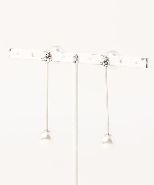 NOISE MAKER（ノイズメーカー）の「パール付きピアス(両耳用)（ピアス（両耳用）・レディース・シルバー/ゴールド・FREE）」の8枚目の写真