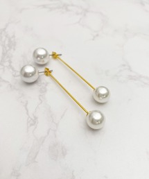 パール付きピアス(両耳用)