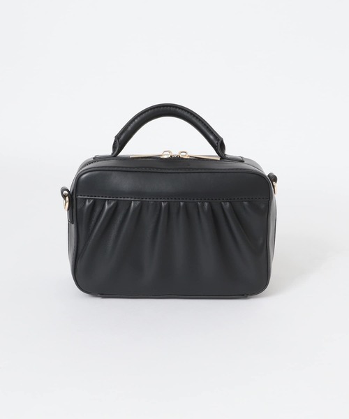 URBAN RESEARCH ROSSO（アーバンリサーチロッソ）の「ギャザーハンドバッグ（ハンドバッグ・レディース・グリーン/ブロンズ/ブラック・-）」の8枚目の写真