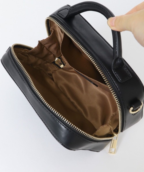 URBAN RESEARCH ROSSO（アーバンリサーチロッソ）の「ギャザーハンドバッグ（ハンドバッグ・レディース・グリーン/ブロンズ/ブラック・-）」の11枚目の写真