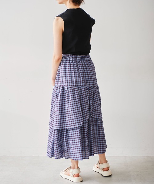 FREE'S MART（フリーズマート）の「総針ボトルネックノースリーブニット（ニット/セーター・レディース・ブラック/ホワイト/ライトグリーン/オレンジ・FREE）」の13枚目の写真