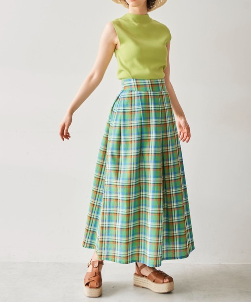 FREE'S MART（フリーズマート）の「総針ボトルネックノースリーブニット（ニット/セーター・レディース・ブラック/ホワイト/ライトグリーン/オレンジ・FREE）」の8枚目の写真