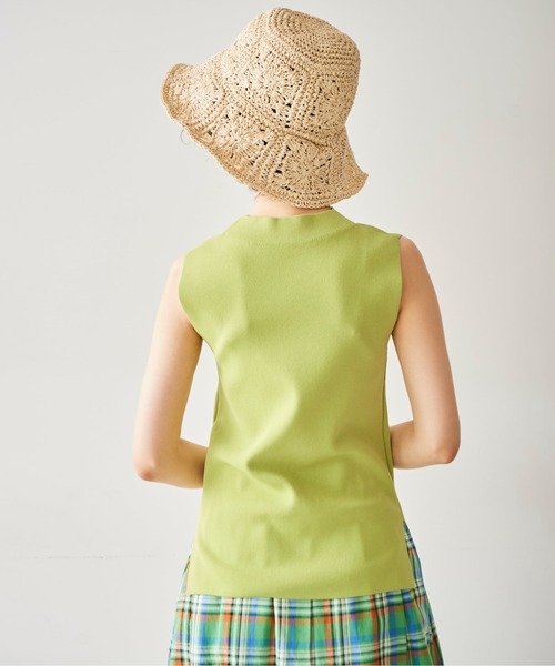 FREE'S MART（フリーズマート）の「総針ボトルネックノースリーブニット（ニット/セーター・レディース・ブラック/ホワイト/ライトグリーン/オレンジ・FREE）」の21枚目の写真