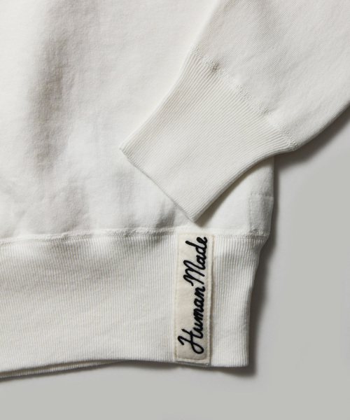 BEAMS（ビームス）の「●○HUMAN MADE×BEAMS / 別注 PW SWEAT（スウェット・メンズ・ホワイト・SMALL/LARGE/MEDIUM）」の12枚目の写真