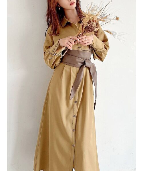 Resexxy リゼクシー のワンピース パイピングロングシャツワンピース を購入できます Resexxy ワンピース ドレス ワンピース パイピングロングシャツワンピース ワンピース Resexxy リゼクシー のファッション 日替わりスペシャル の