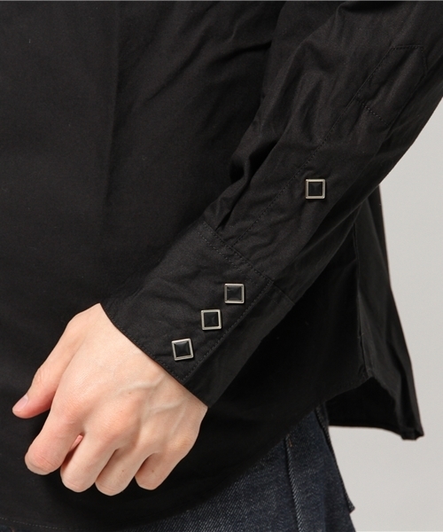 schott（ショット）の「Schott/ショット/BROAD WESTERN SHIRT/ブロード　ウエスタン　シャツ（シャツ/ブラウス・メンズ・ブラック/ホワイト・SMALL/MEDIUM/LARGE/X-LARGE）」の10枚目の写真